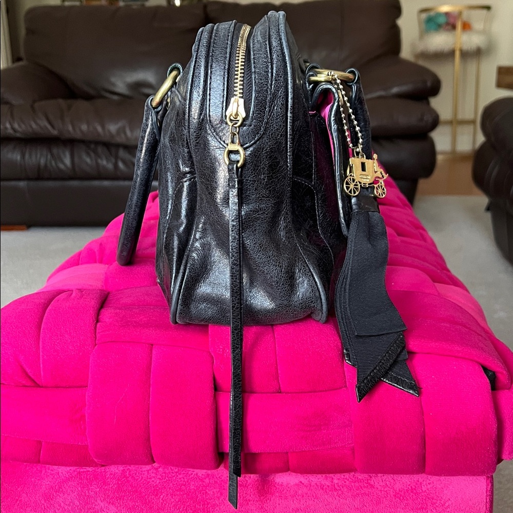 Coach Poppy Pushlock Satchel - Picture 6 of 16